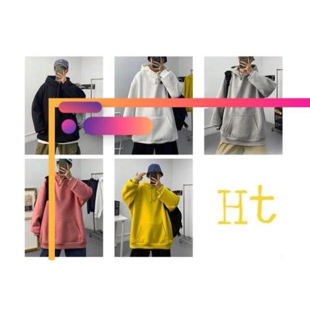 Áo hoodie nỉ trơn baisic HT12