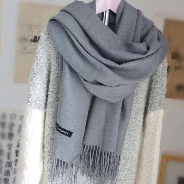 Khăn choàng cổ Cashmere 220x60cm nhiều màu.