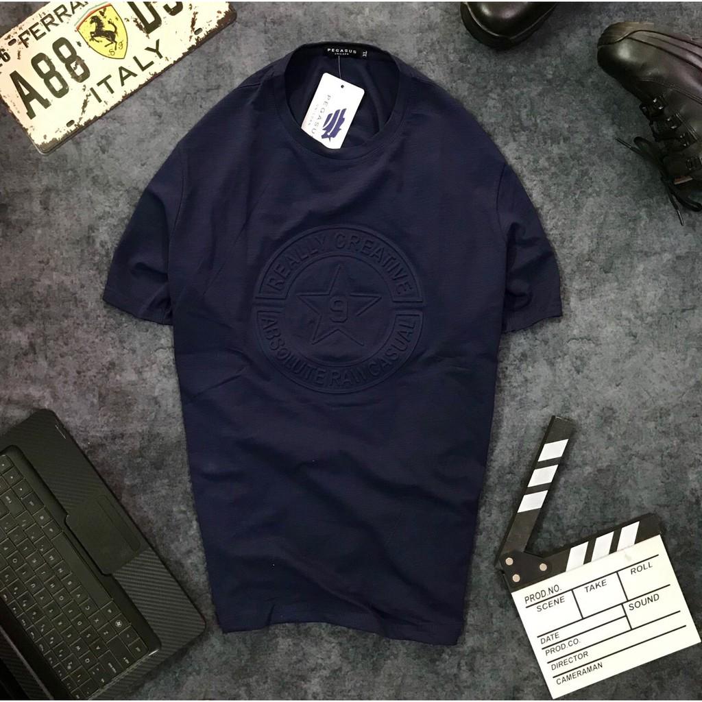 ÁO THUN NAM COTTON DẬP NỔI NGÔI SAO