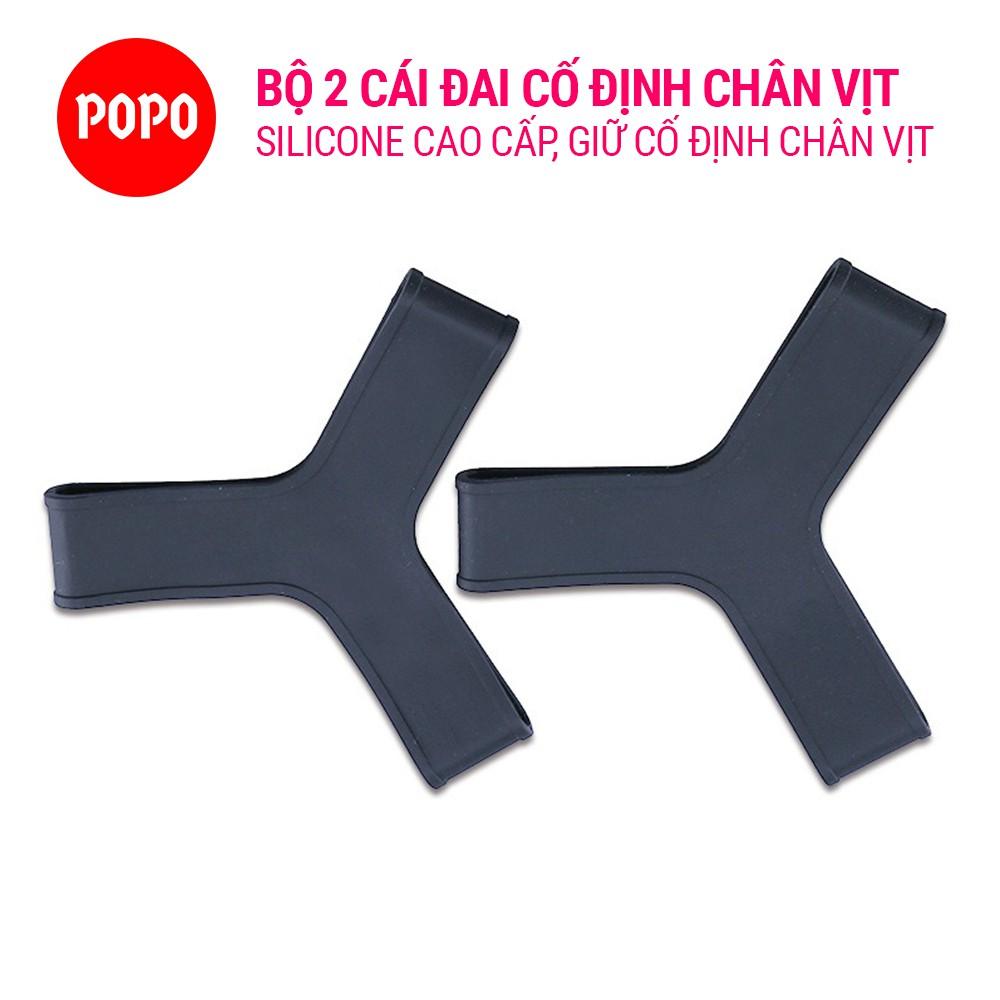 Bộ cố định chân nhái lặn biển 1141 phụ kiện chất liệu silicone giữ cố định chân vịt lặn biển chất liệu cao cấp POPO