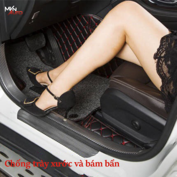 Nẹp Dán Cửa 3M – Nép Dán Chống Xước – Nẹp Dán 3M Vân Cacbon
