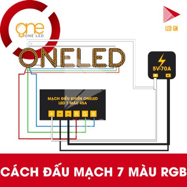 Mạch LED 7 Màu RGB 90A - OneLED