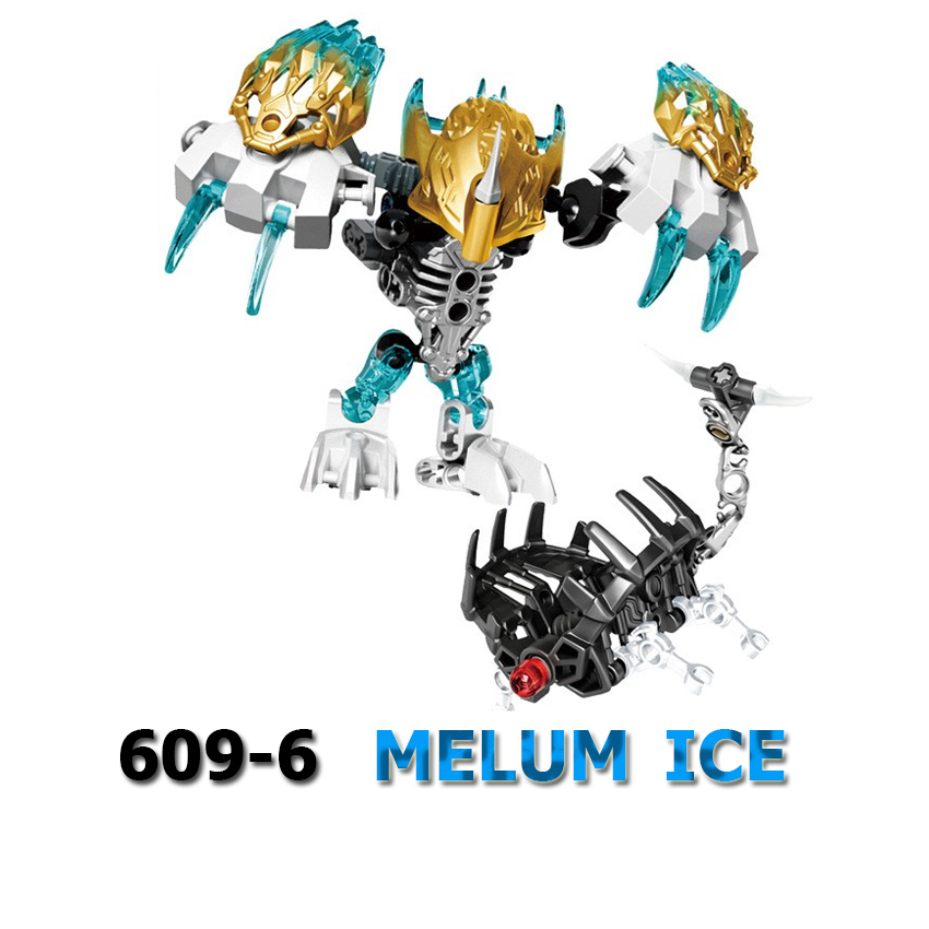 Mô hình Robot tự lắp ráp Bionicle 609-6 Melum Ice - Đồ chơi sáng tạo