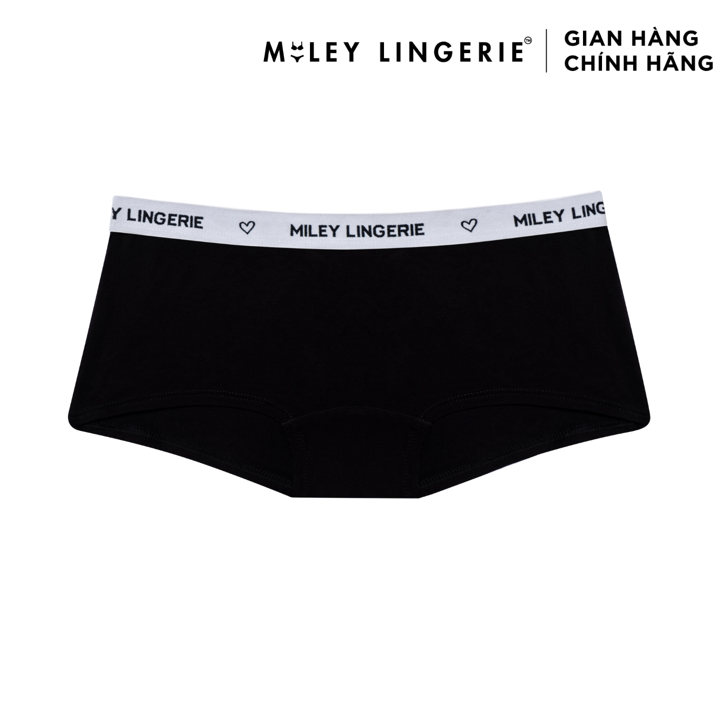 Combo 5 Quần Lót Nữ Cotton Thiên Nhiên BeingMe Miley Lingerie - Màu Đen