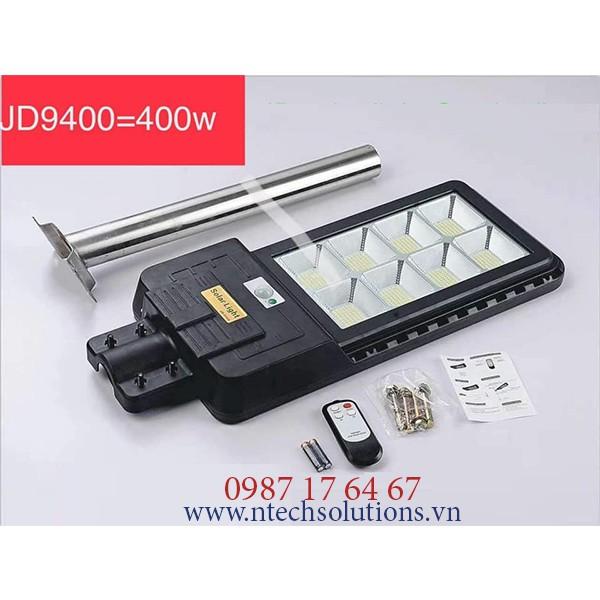 Đèn năng lượng mặt trời Jindian- Đèn đường NLMT Công suất 400W -Khung ABS- Chip Led &quot;SMD&quot;