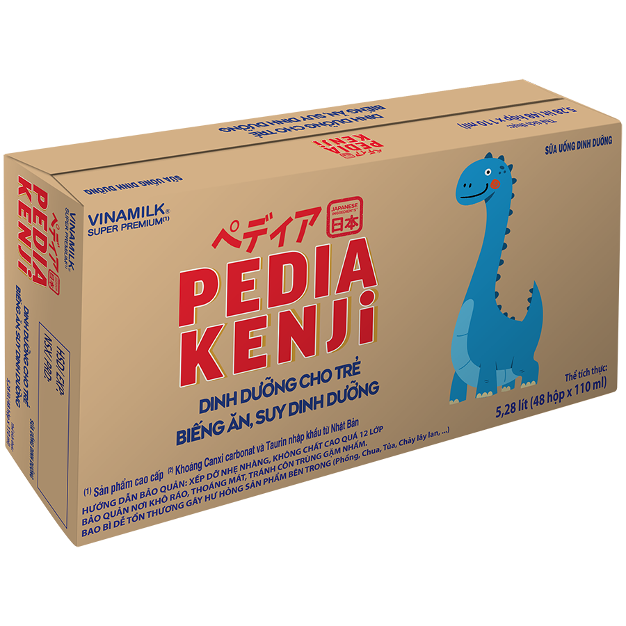 Thùng 48 hộp sữa bột pha sẵn Vinamilk Pedia Kenji 110ml