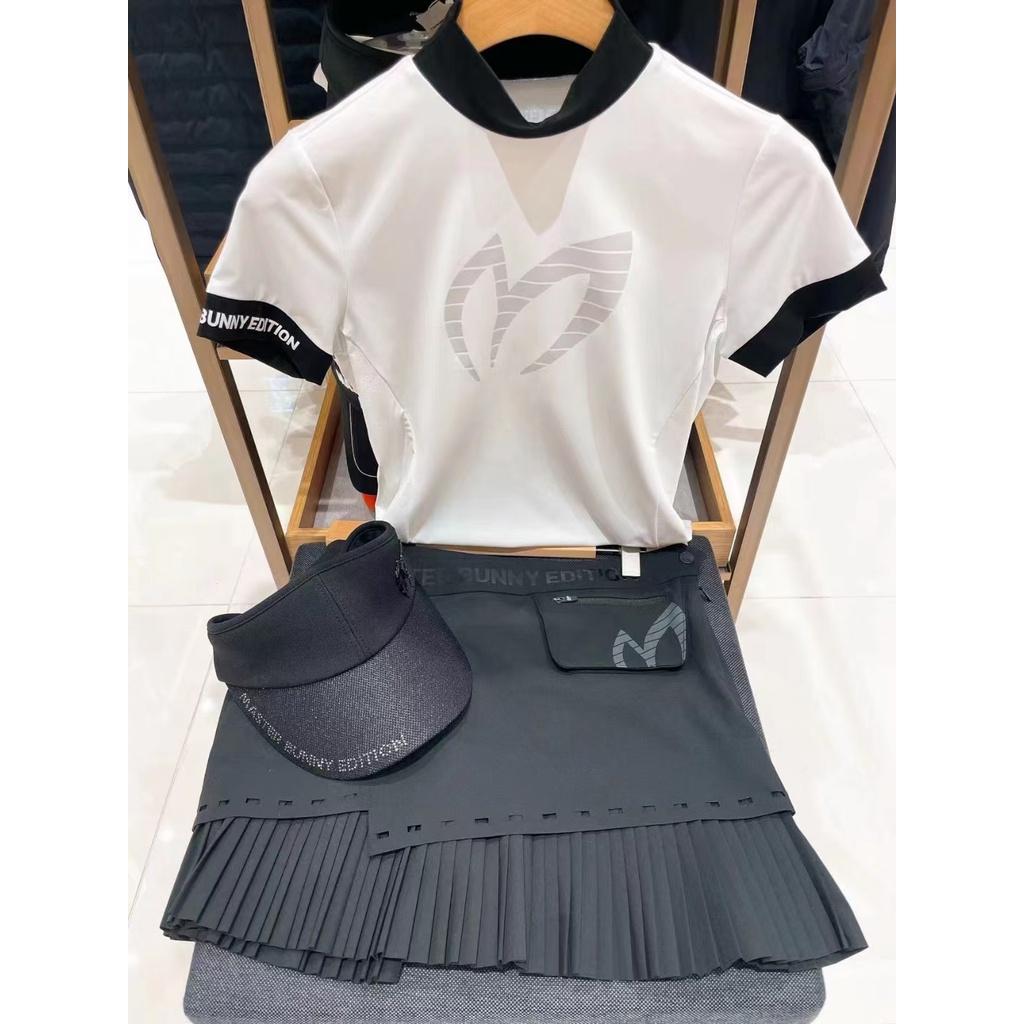 Áo golf nữ cộc tay MBE áo phông co giãn thoáng mát AS014