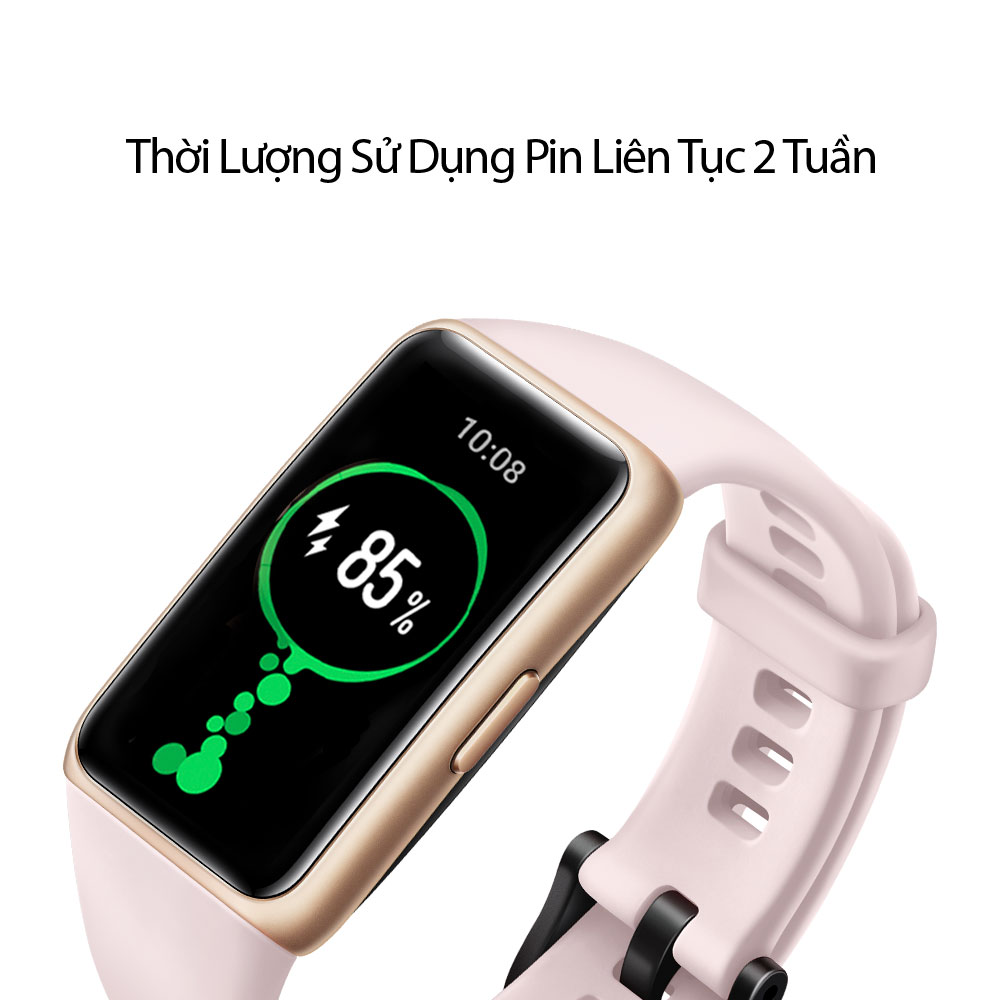 Vòng Đeo Tay Thông Minh HUAWEI Band 6 | Theo Dõi SpO2 Cả Ngày | Màn Hình Tràn Viền | Pin Liên Tục 2 Tuần | Hàng Chính Hãng