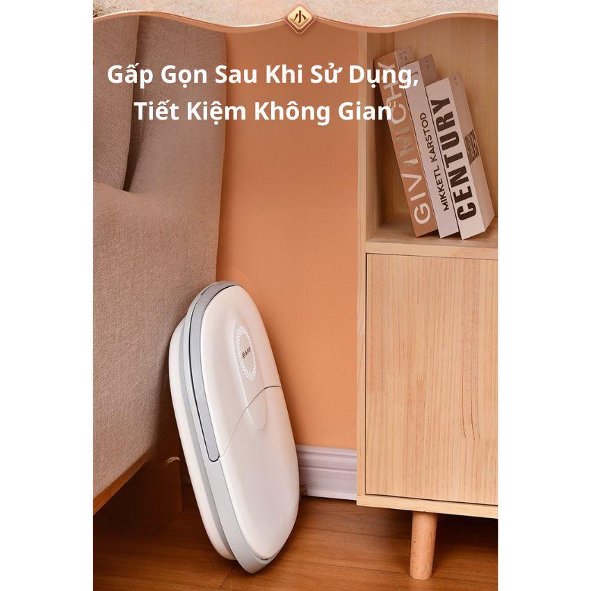 Chậu Ngâm Chân Massage Gấp Gọn Khử Trùng Bằng Ánh Sáng Đỏ, Bồn Ngâm Chân Giữ Nhiệt Độ Thông Minh