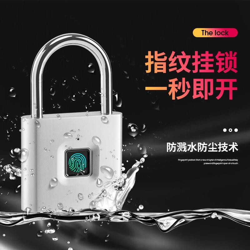 Ổ Khóa Vân Tay Xiaomi SY11 Cỡ Nhỏ Chống Trộm Chống Thấm Nước Kèm Sạc USB Tiện Dụng Cho Cửa Tủ Hàng nhập khẩu