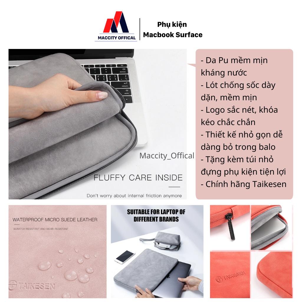 Túi chống sốc laptop macbook Taikesen gọn nhẹ, thời trang, gọn nhẹ size 13inch 14inch 15inch 15.6inch tặng kèm túi nhỏ