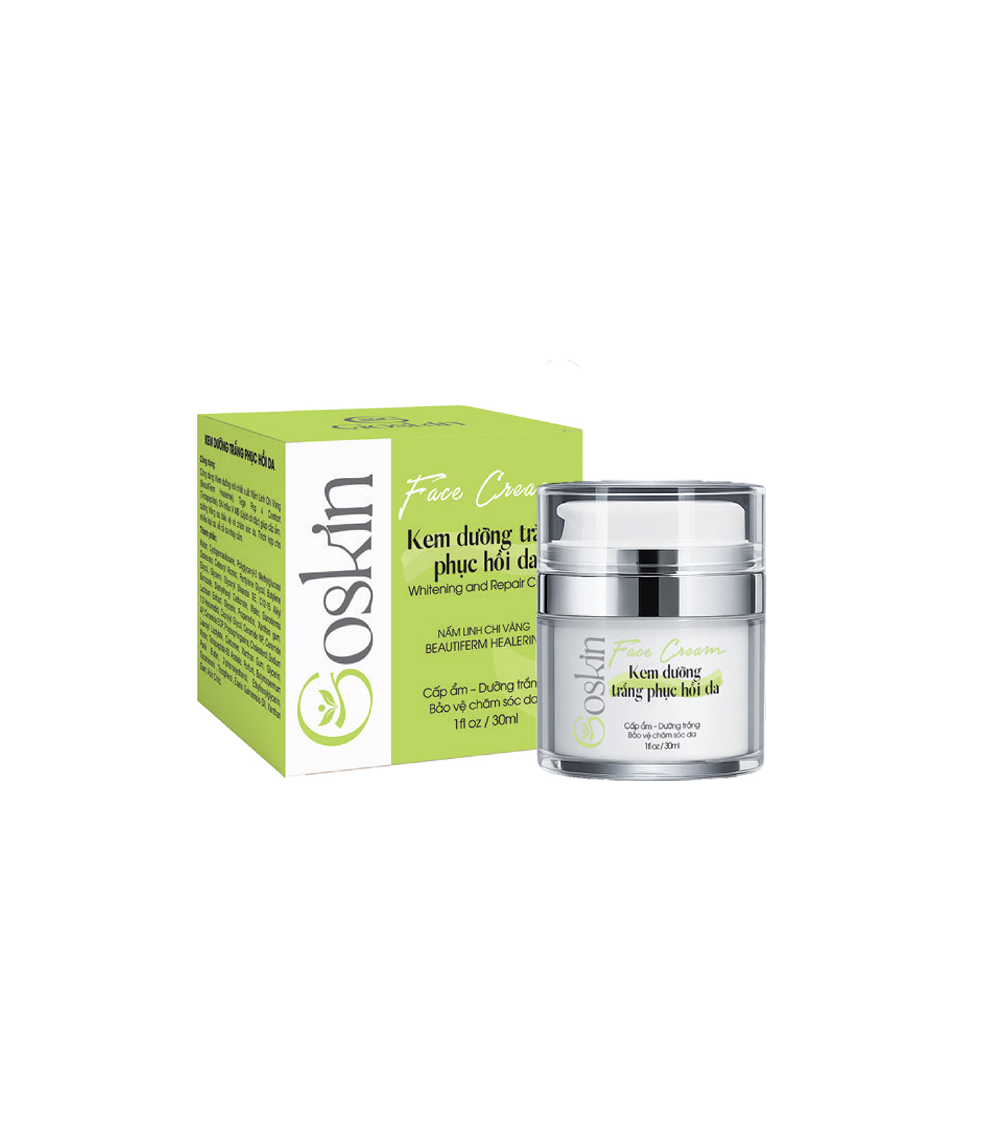 Kem Dưỡng Trắng Phục Hồi Da 30ml Goskin (Kem Lotion)