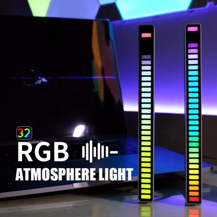 ĐÈN LED THANH CẢM BIẾN THEO NHẠC ,NGUỒN 5V , MODEL D08 DG08 -RGB