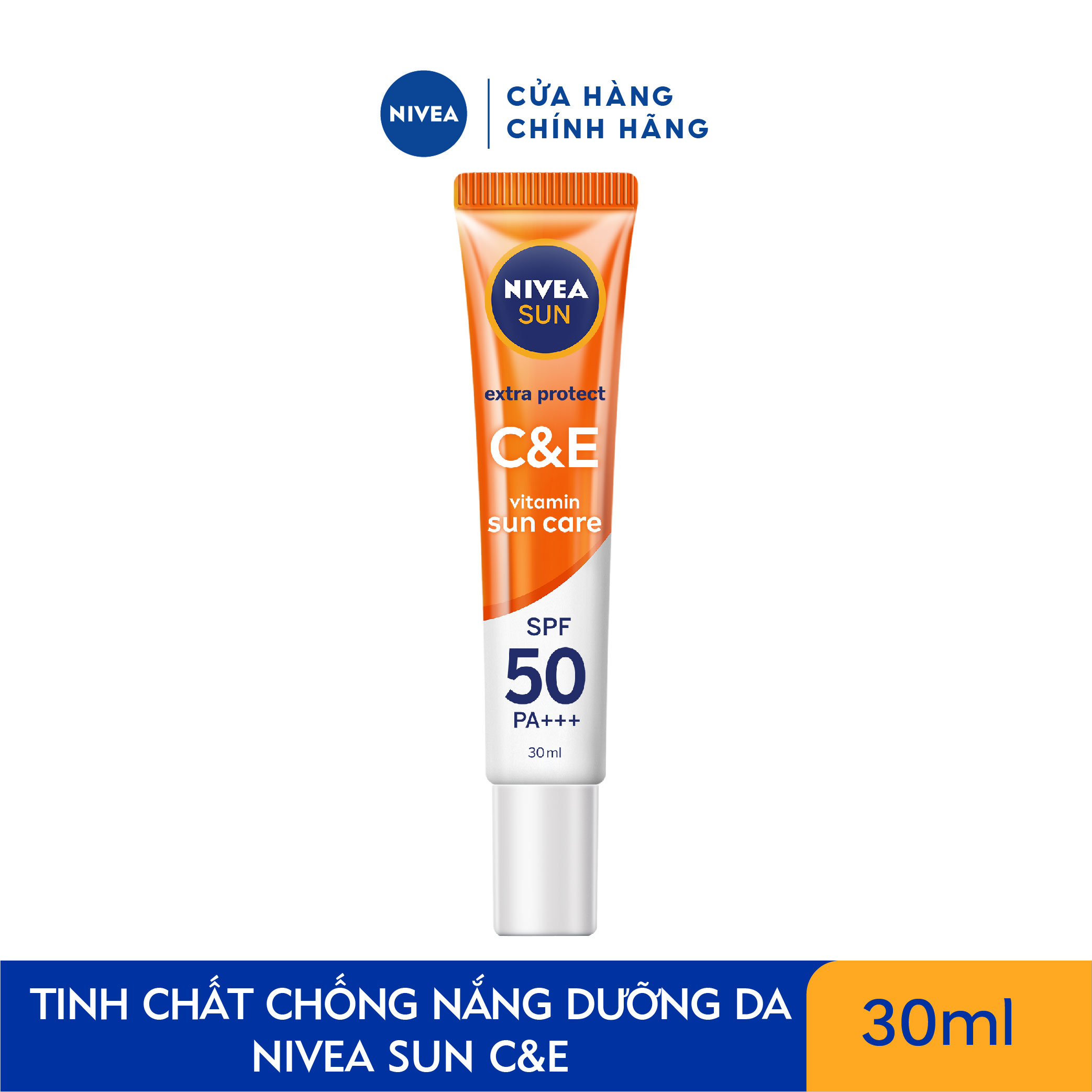 Tinh chất chống nắng NIVEA VITAMIN C&amp;E Dưỡng da sáng khỏe SPF50 PA+++ (30ml) - 98318