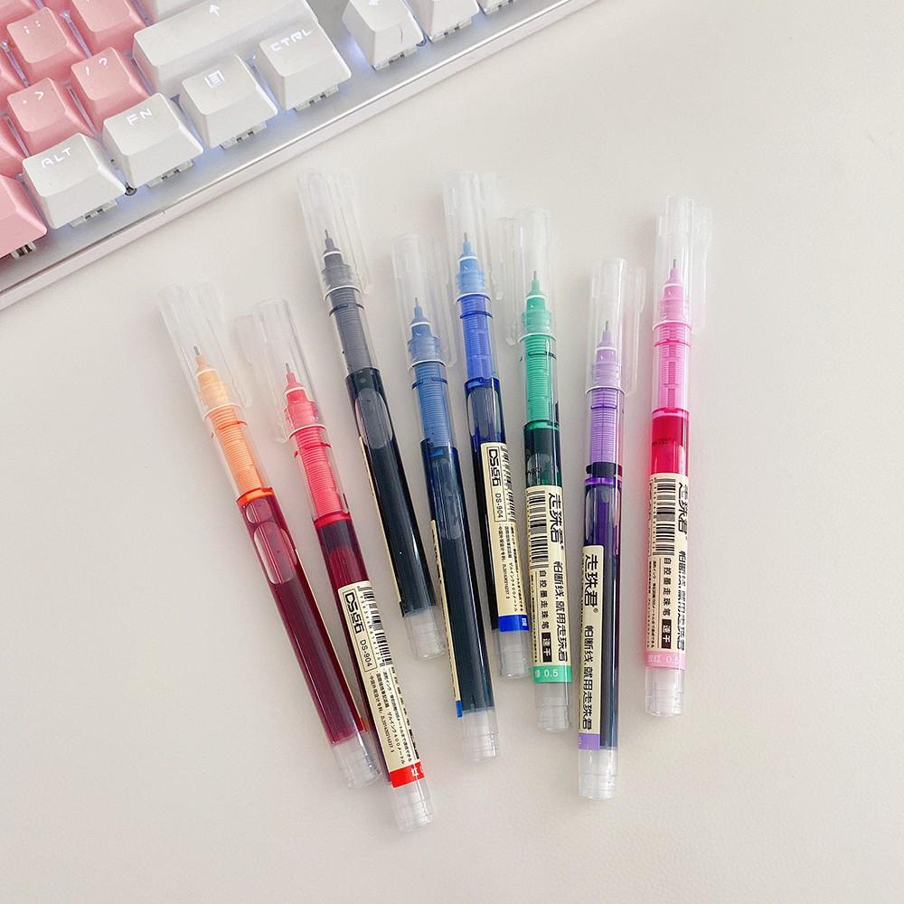 Bút Bi Nhiều Màu Tùy Chọn Ngòi 0.5mm Tiện Dụng ST480