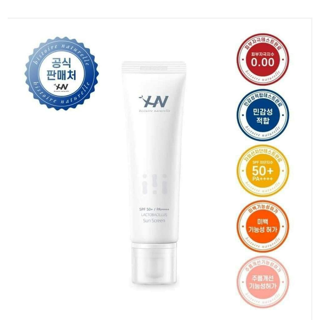 Kem chống nắng Histoire Naturelle cho da mụn kiềm dầu SPF 50+/ PA +++ 50ml