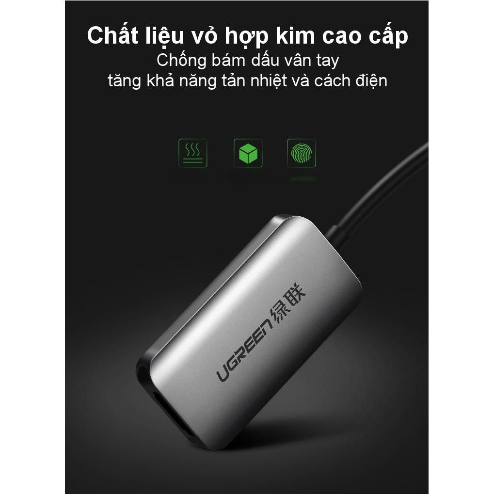 Cáp chuyển USB Type C sang VGA hỗ trợ Full HD 1080P UGREEN CM160 50316 - Hàng chính hãng