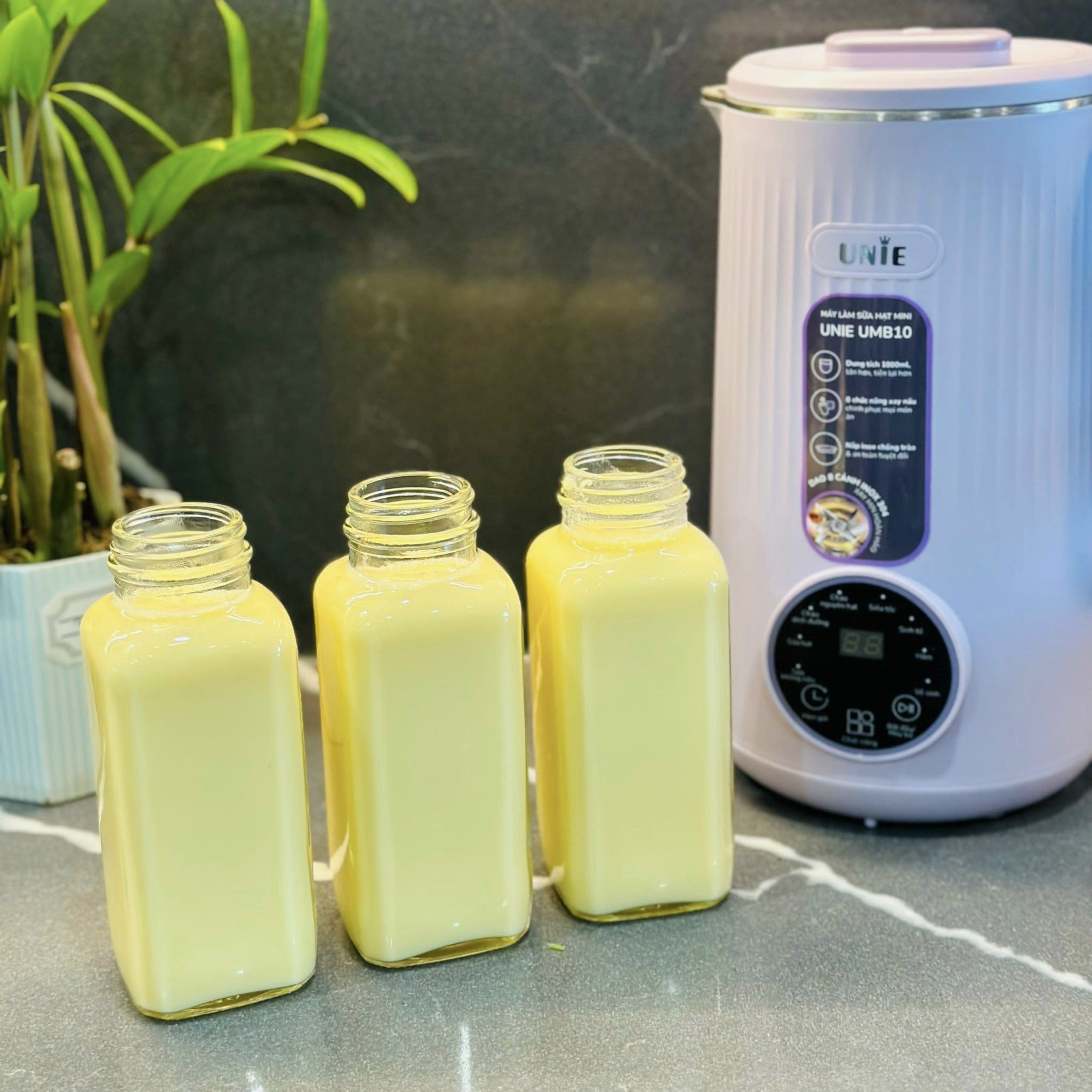 Máy Làm Sữa Hạt Đa Năng Mini Unie UMB08 Pro - 600ml | UMB10 (Model New) 8 Chức Năng, Dung Tích 1L - Hàng Chính Hãng