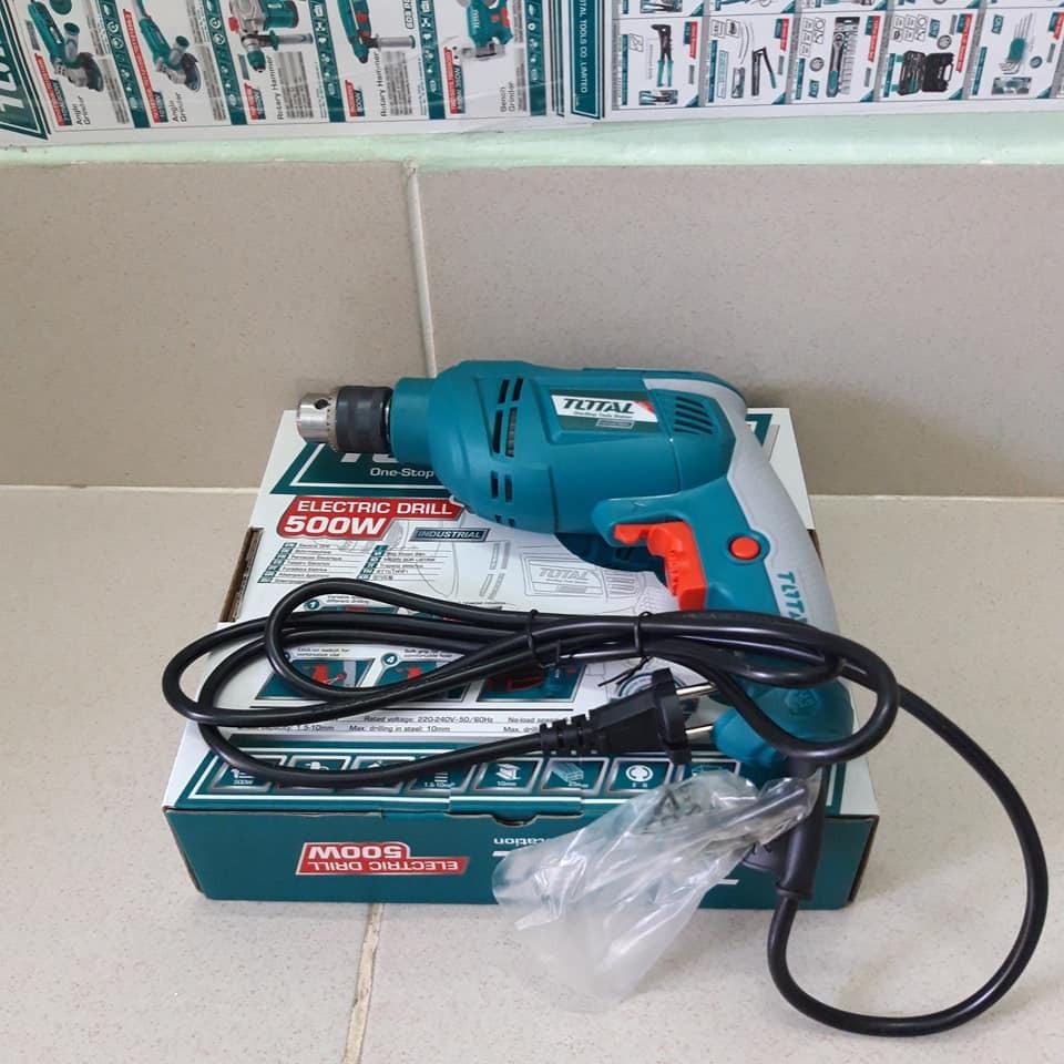 MÁY KHOAN ĐIỆN 500W 10MM TOTAL TD205106E - HÀNG CHÍNH HÃNG