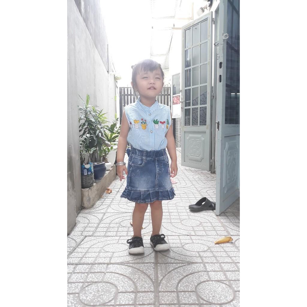 Sơ mi chân váy cho bé yêu #somi