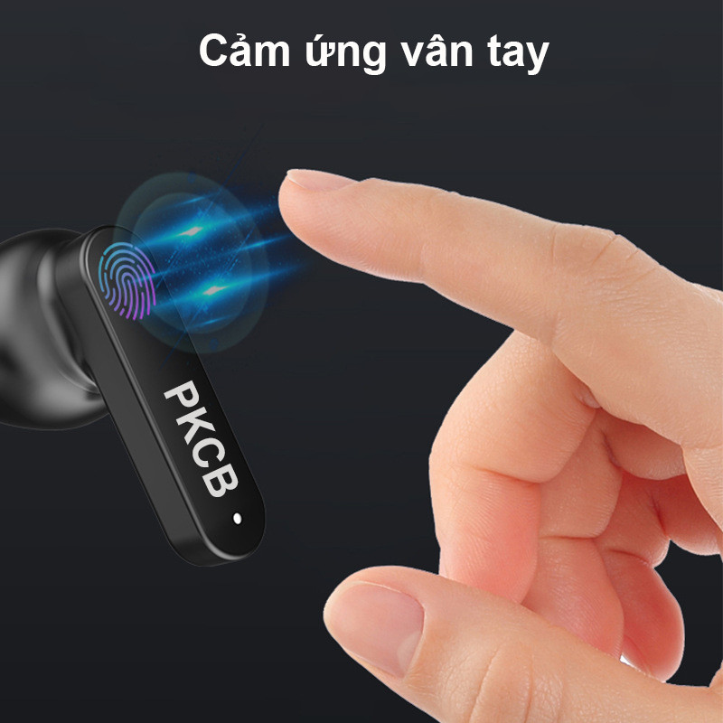 Tai Nghe True Wireless Bluetooth cảm ứng PKCB - Hàng chính hãng