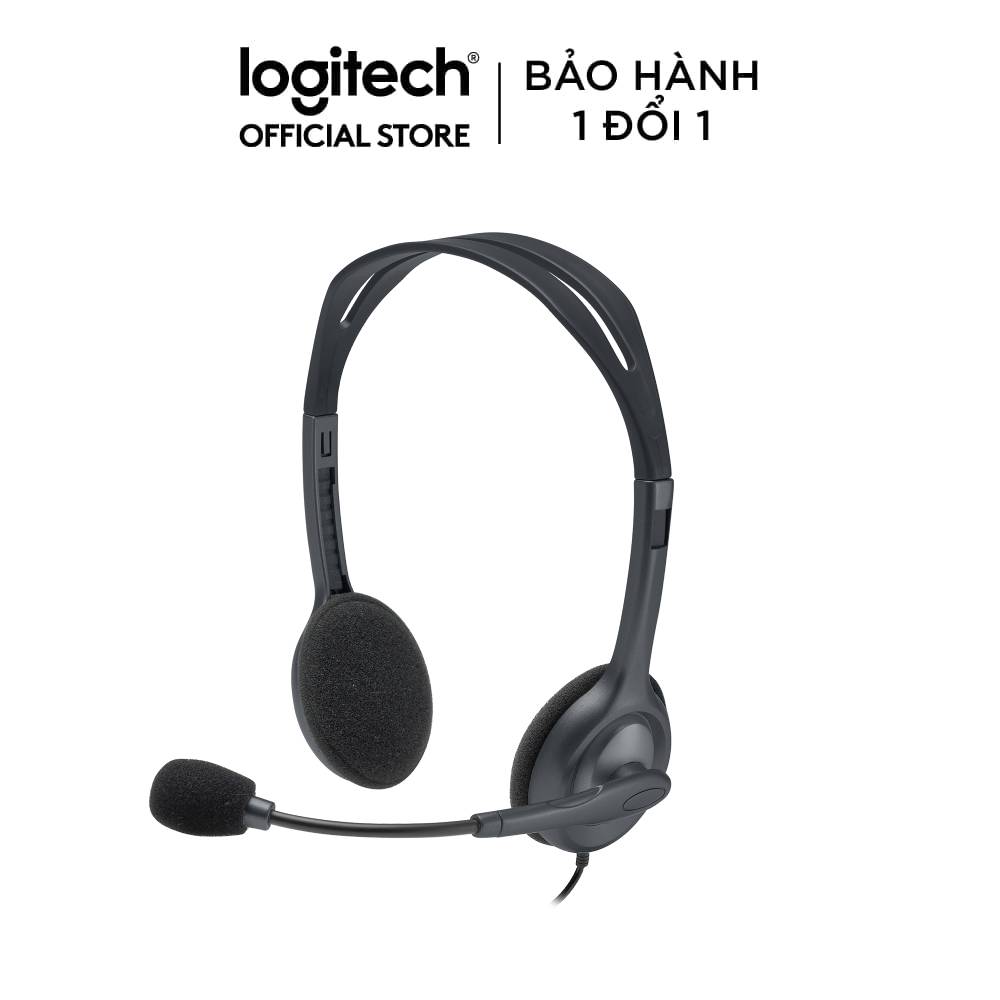 Tai nghe chụp tai Logitech H111 - Hàng chính hãng