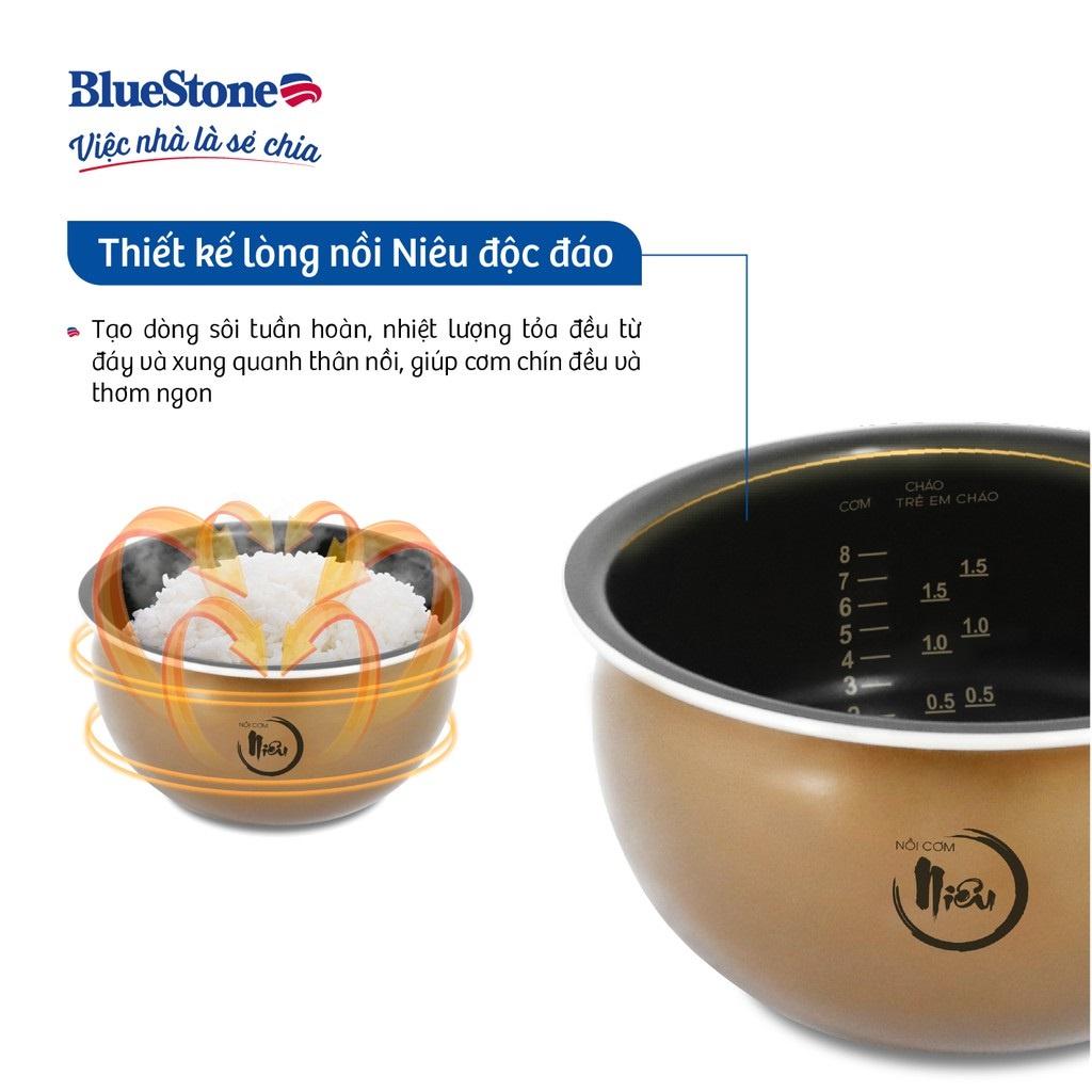 Hình ảnh Nồi Cơm Điện Tử Bluestone RCB-5949, Lòng Nồi Niêu 1.5Lit-860w, Hàng Chính Hãng