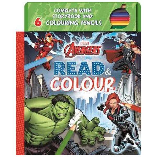 Marvel Avengers Read &amp; Colour