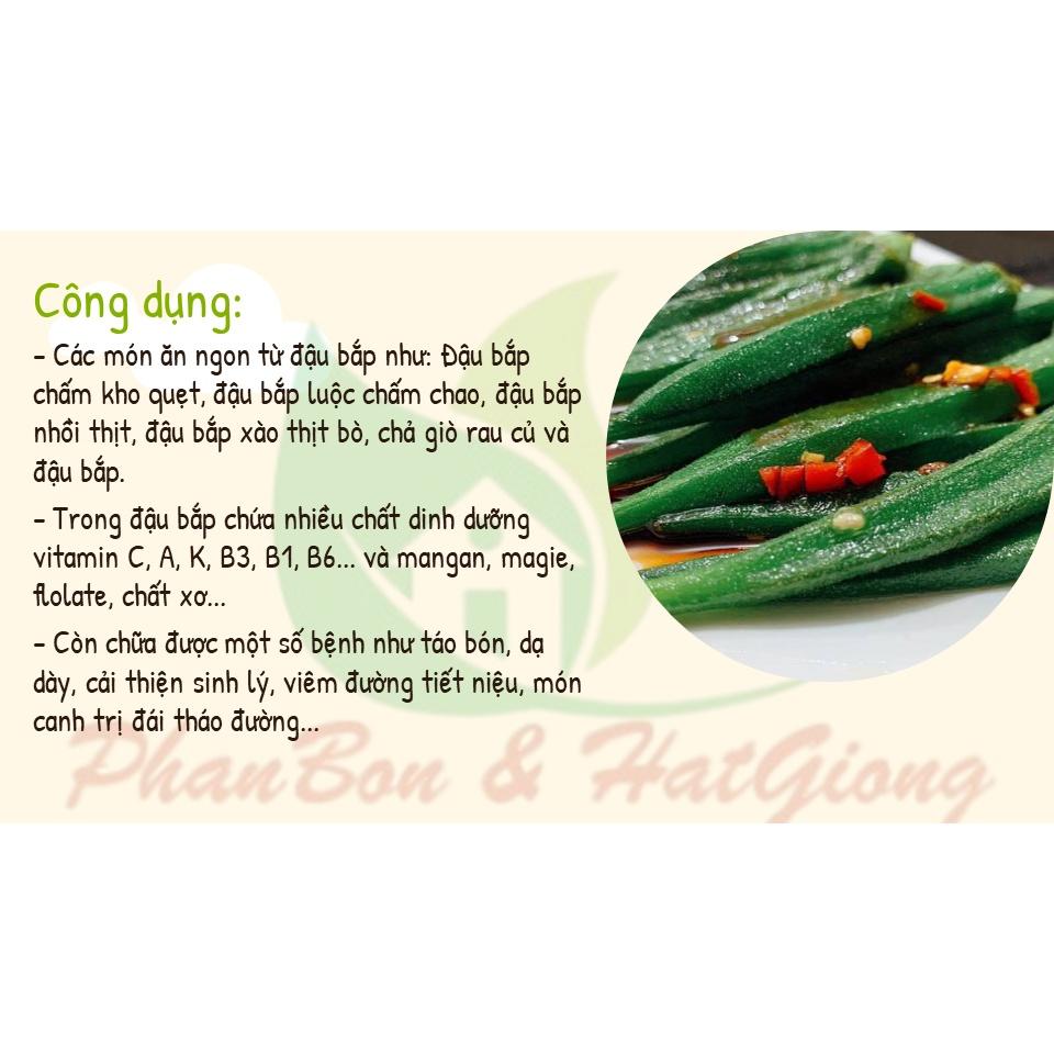 Hạt Giống Đậu Bắp 5 Cạnh Trái Trắng Cây Lùn - Phú Nông Seeds - Gói 10g - Shop Phân Bón và Hạt Giống