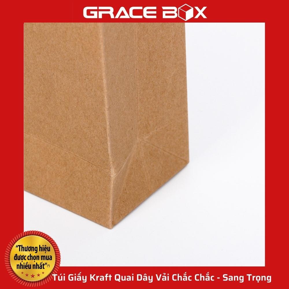 Túi Giấy Kraft Quai Dây Vải Chắc Chắc - Sang Trọng