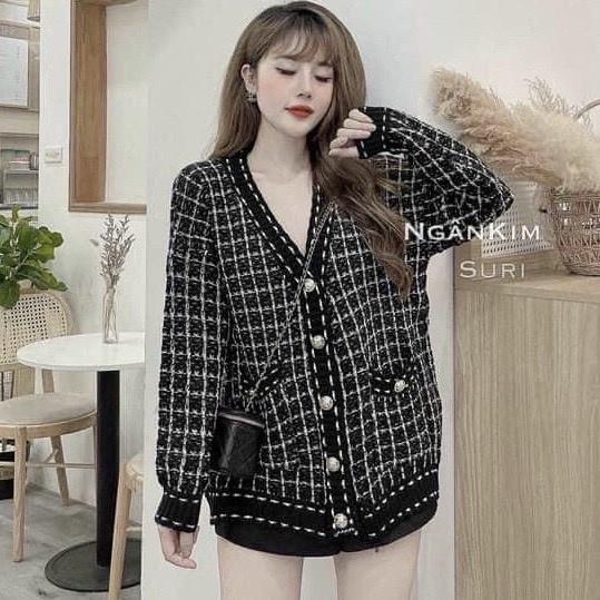 Áo cardigan len nữ ️️ kiểu dáng Hàn Quốc trẻ trung năng động. dễ phối đồ