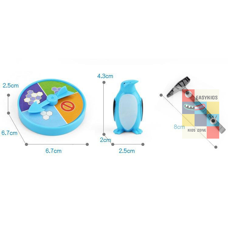[Có sẵn] Trò Chơi Đập Băng Bẫy Chim Cánh Cụt, Bộ Đồ Chơi Đập Khối Đá Cứu Chim Cánh Cụt