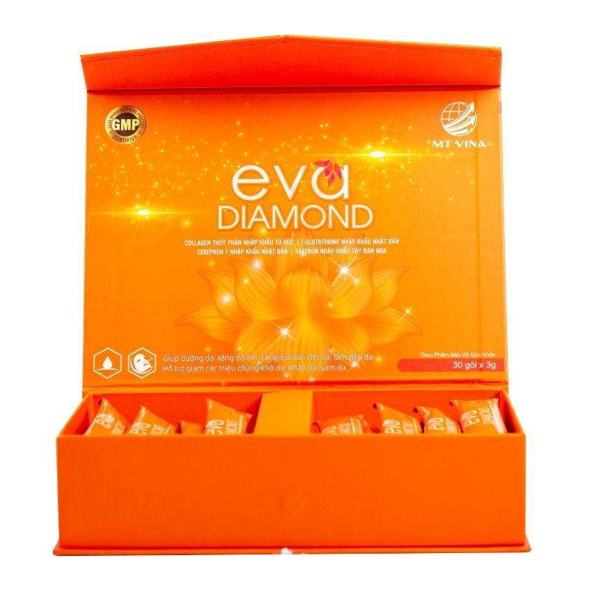 { combo 5 ] Eva Diamond Thải Độc Đẹp Da cân bằng nội tiết giảm tình trạng nóng trong bốc hỏa da khô sạm