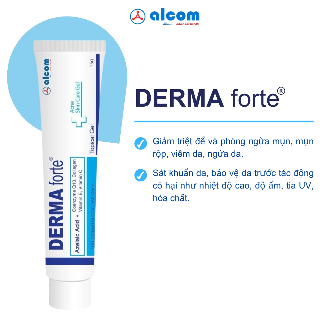 Derma Forte 15g - Gamma, Ngừa Mụn Trứng Cá