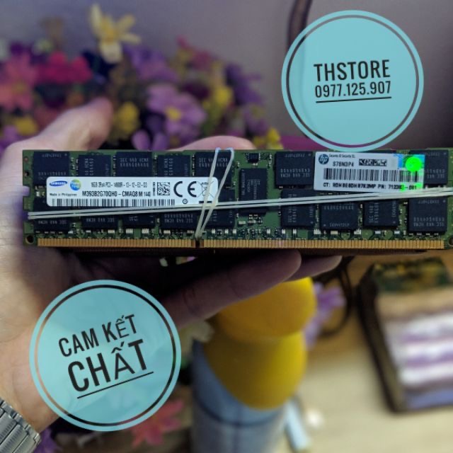 [RẺ NHẤT] Ram REG ECC DDR3 16gb buss 1866 ( Không hỗ trợ cpu Core i và H61-H81-H110)