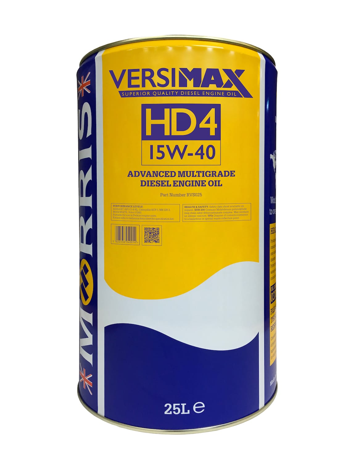 Dầu động cơ: Versimax HD4 15W40, xô 25 lít