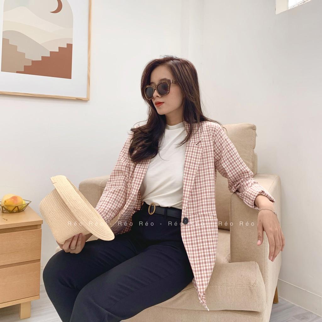 Áo Blazer Nữ / Vest Nữ- Caro sọc cao cấp , Đẹp và Rất độc lạ