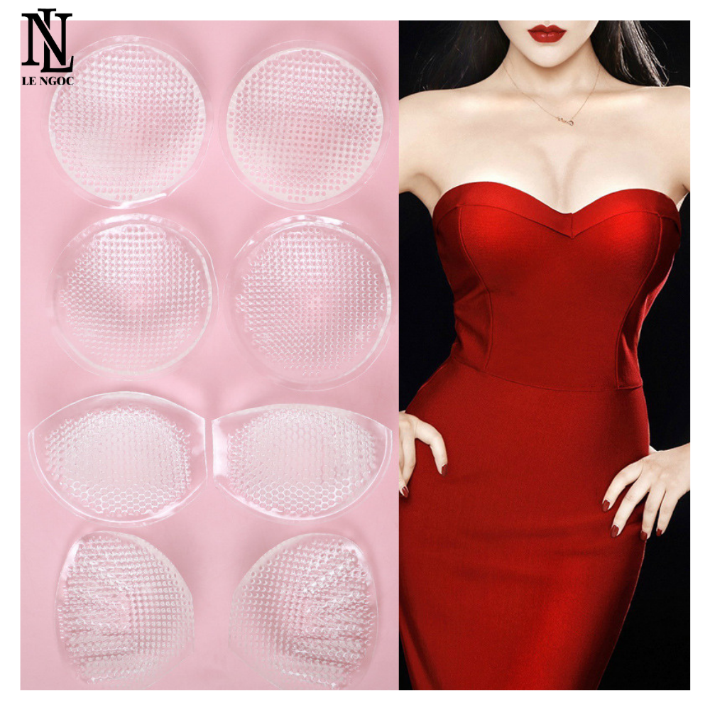 Độn ngực thần thánh silicon lỗ tổ ong thoáng mát, độn ngực siêu nâng tăng size ngực -LN071