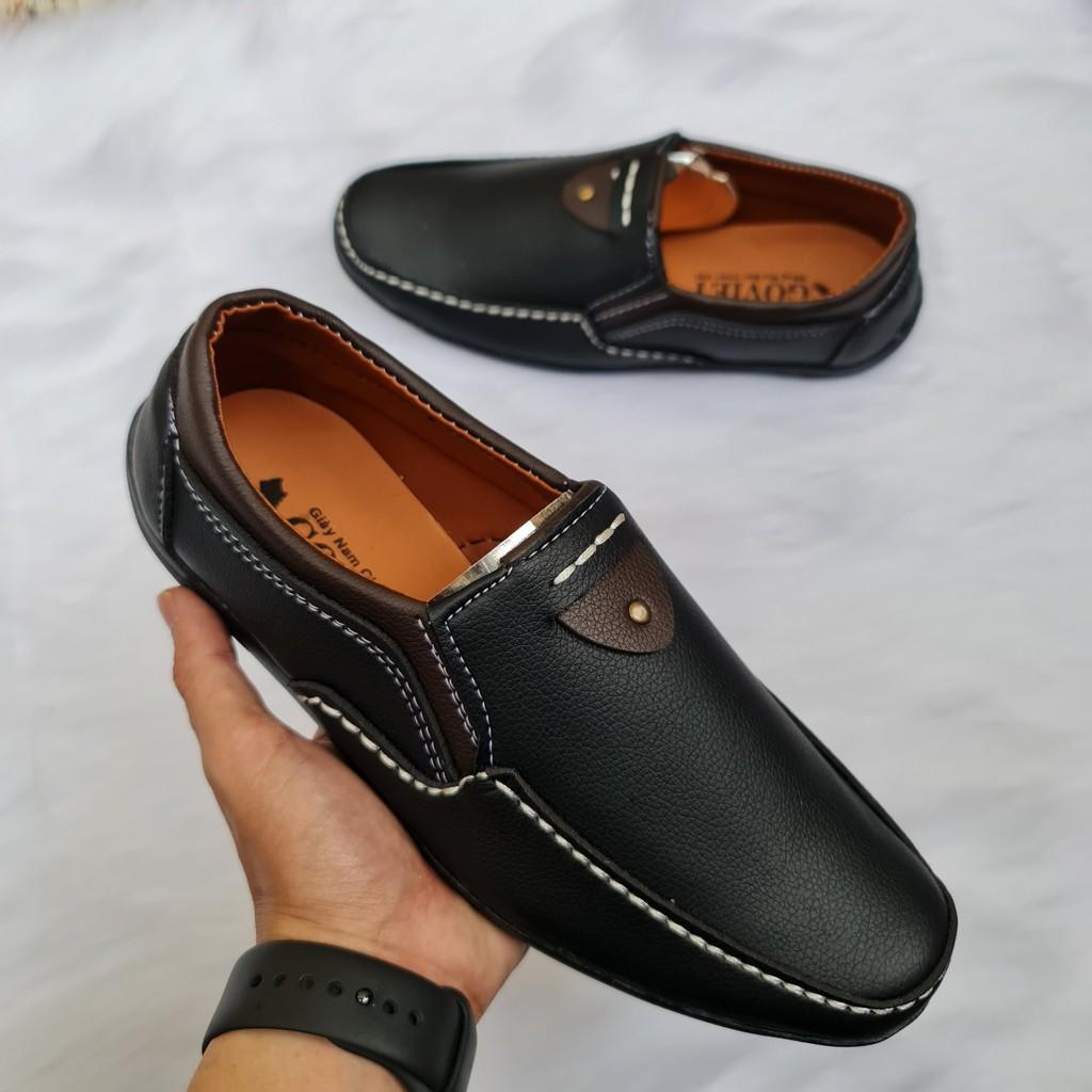Giày Lười Nam Công Sở 2 Màu Lịch Lãm
