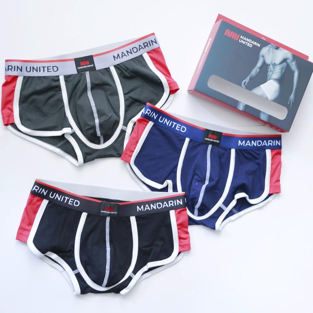 ☆ Quần lót nam sịp boxer cotton thể thao thiết kế đẹp cao cấp