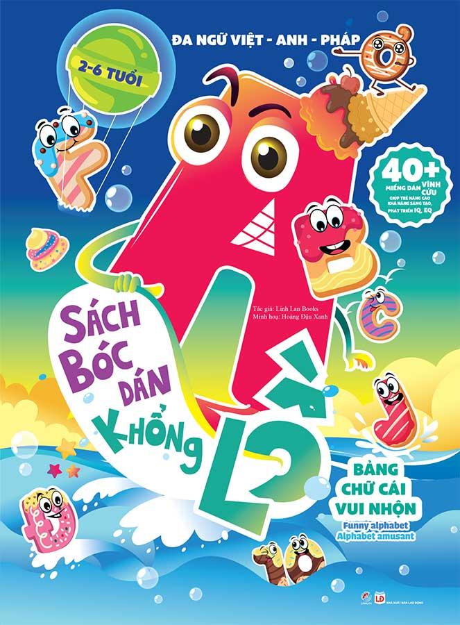 Sách Bóc Dán Khổng Lồ - Bảng Chữ Cái Vui Nhộn