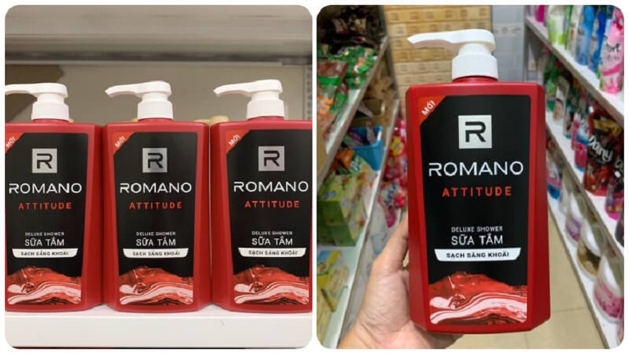 Sữa tắm Romano hương nước hoa 650g