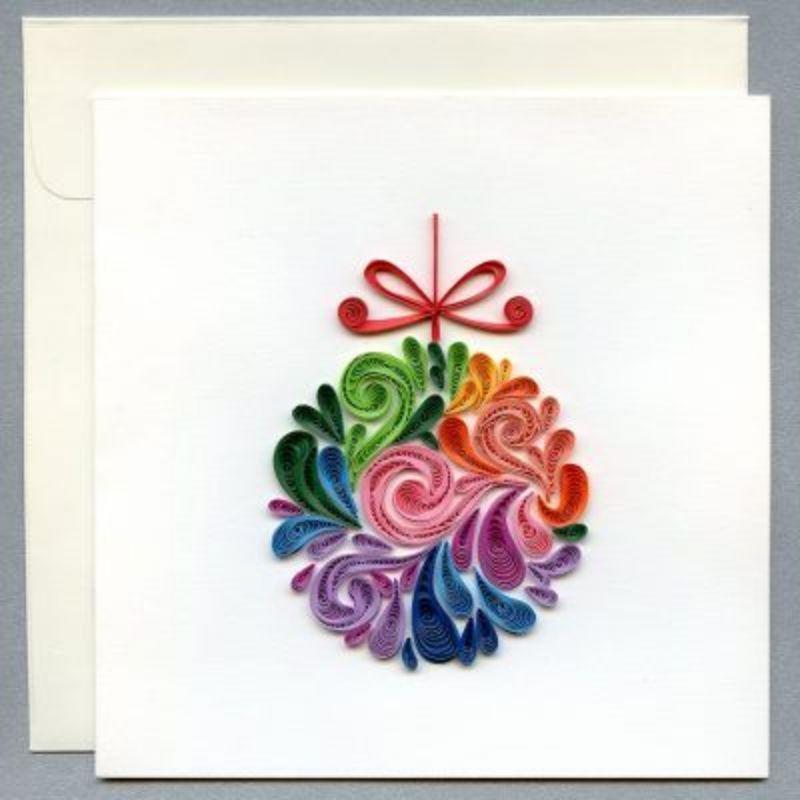 THIỆP HANDMADE NOEL( THIỆP QUILLING 15X15CM)