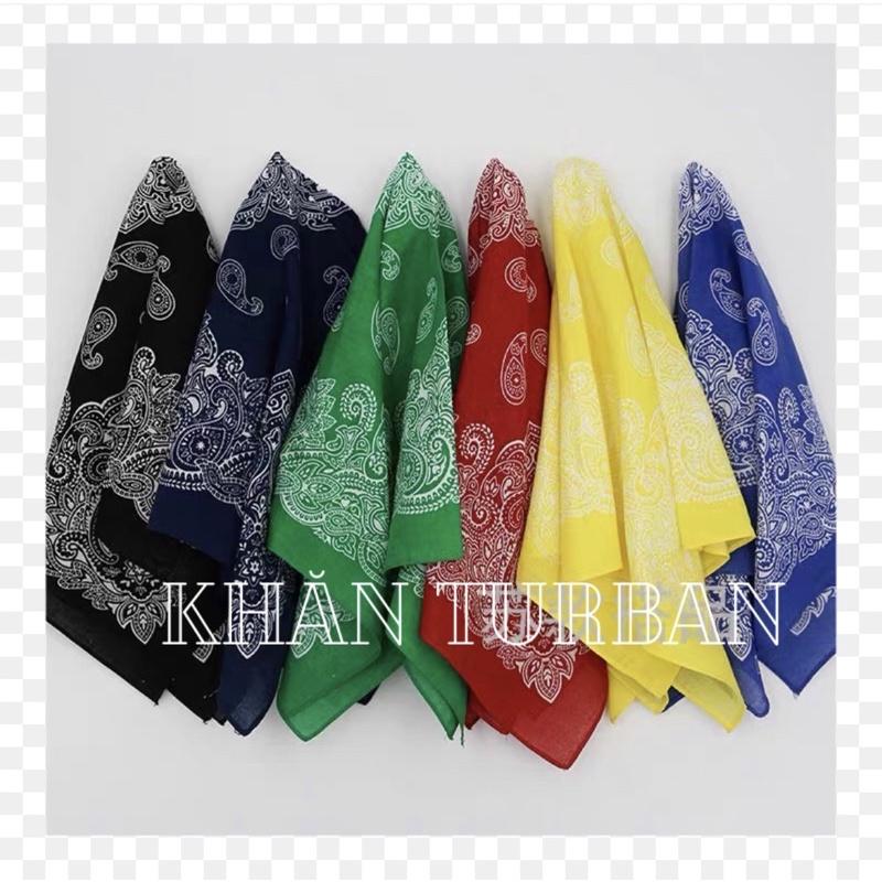 Khăn bandana hoa văn đối xứng size 55x55cm