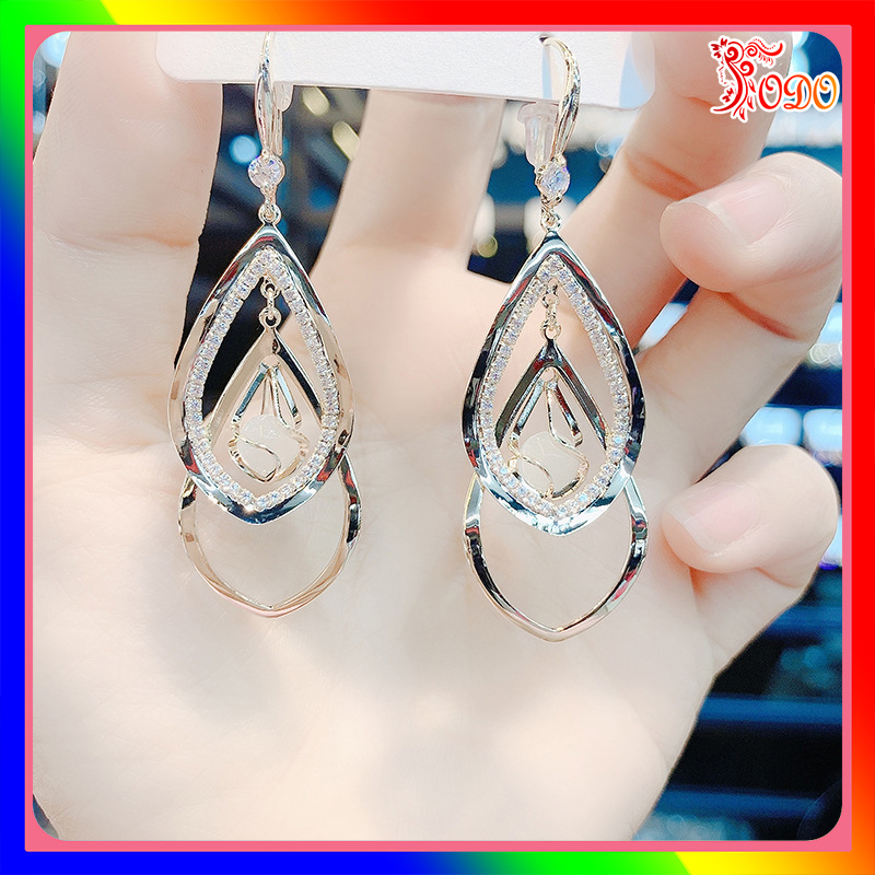 Bông tai kiểu đáng yêu trang nhã thu đông đi dạo sang chảnh đi tiệc dễ thương tua rua IM626 - [Thời Trang ToDo