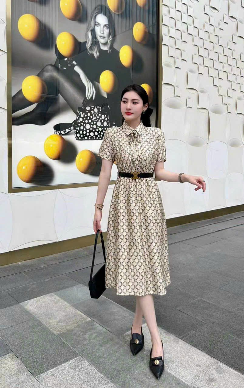 ĐẦM XÒE LỤA HỌA TIẾT SIÊU ĐẸP