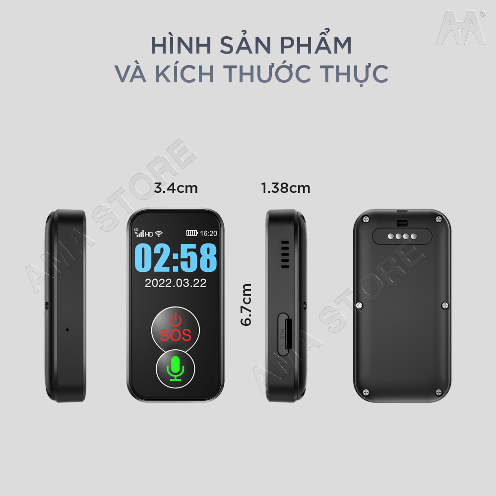 Định vị GPS không dây Thông minh FA81 Dành cho Trẻ em, Học sinh, Người già, Hàng hóa, Ô tô, Xe máy Hàng nhập khẩu