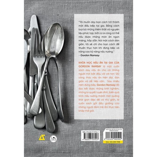 Sách Khóa Học Nấu Ăn Tại Gia Của GORDON RAMSAY - Bản Quyền - Bản đặc biệt