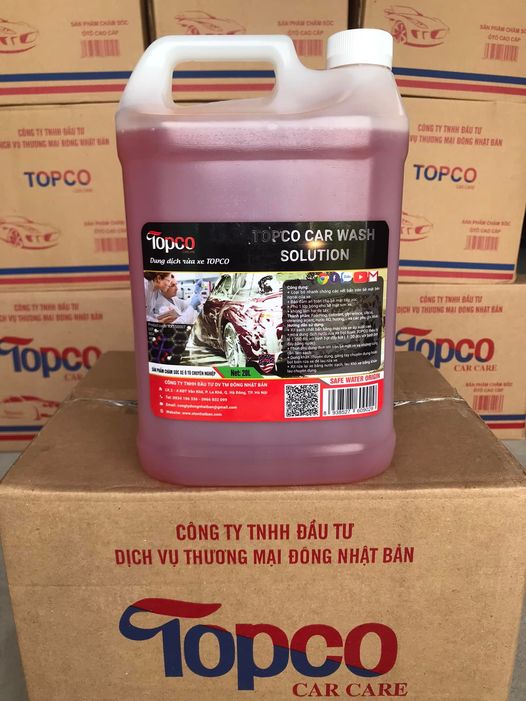 Dung dịch rửa xe bọt tuyết TOPCO dung tích 5 lít