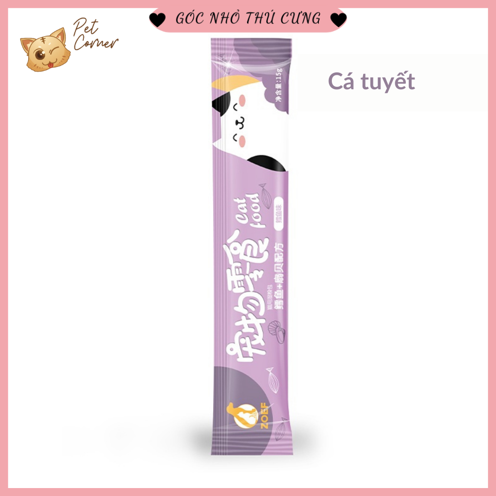 Combo 10 chiếc súp thưởng cho mèo giá rẻ Pet Snacks, Ciao, Shizuka, Cat Food